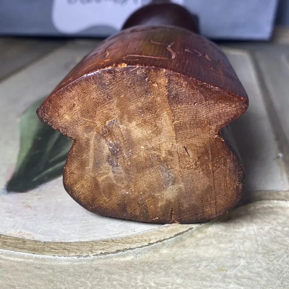 Vintage hand carved